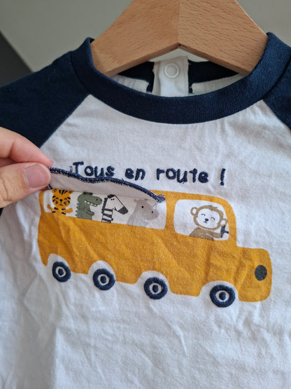 T-shirt "tous en route"