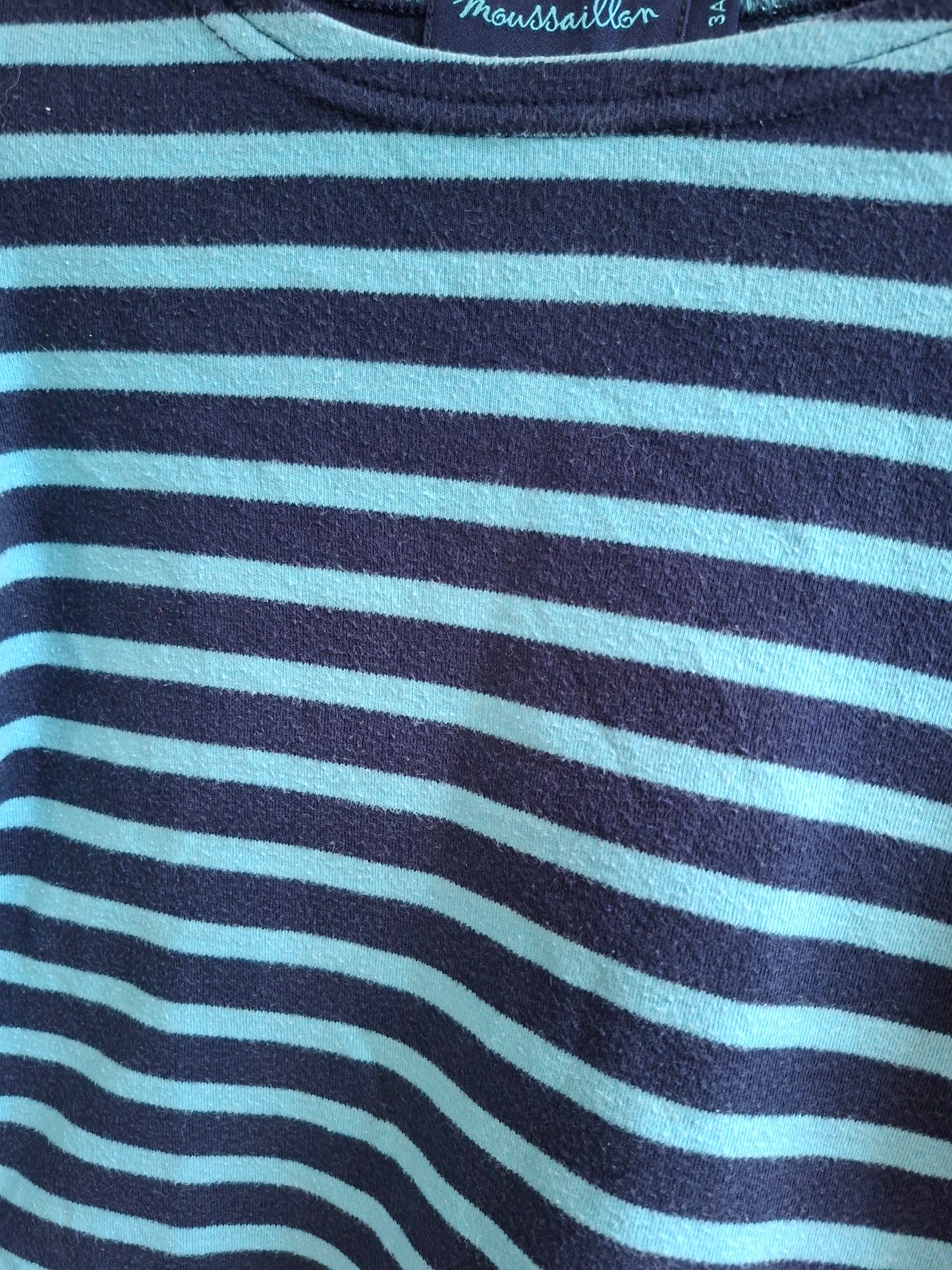 T-shirt rayé bicolore