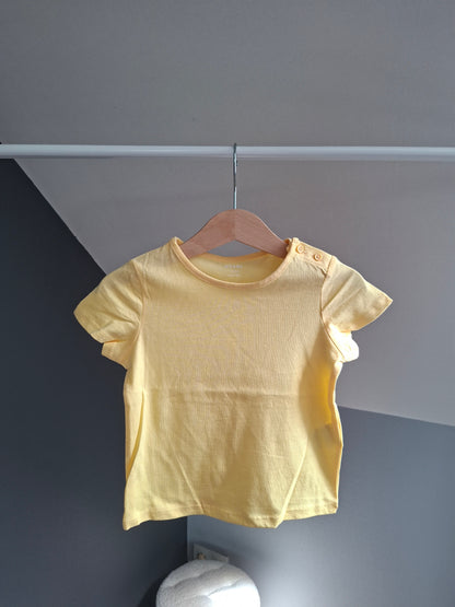 T-shirt jaune uni