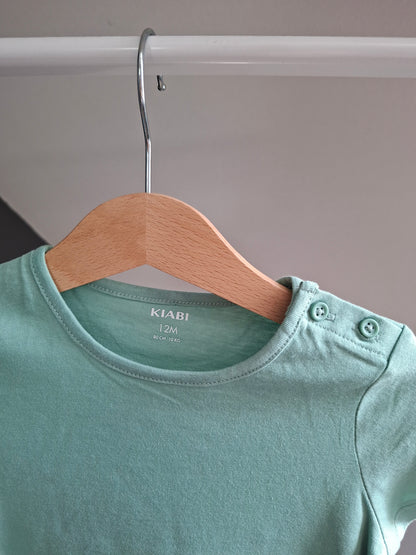 T-shirt vert uni
