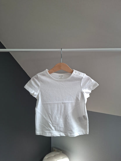 T-shirt blanc uni