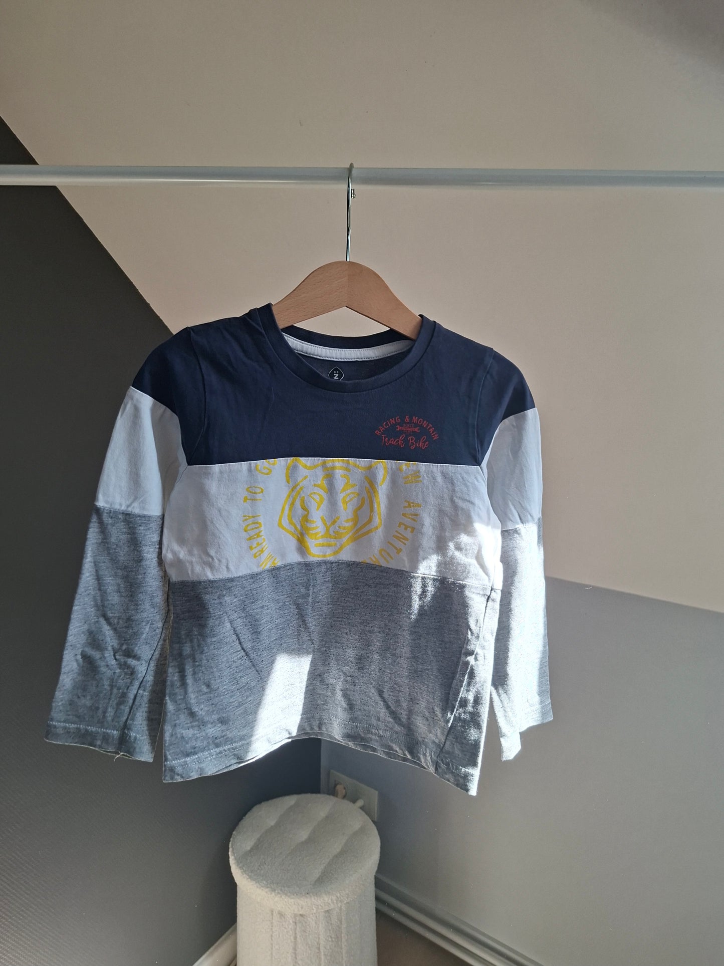 T-shirt tigre jaune