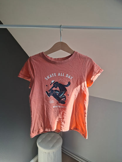 T-shirt "skate all day"