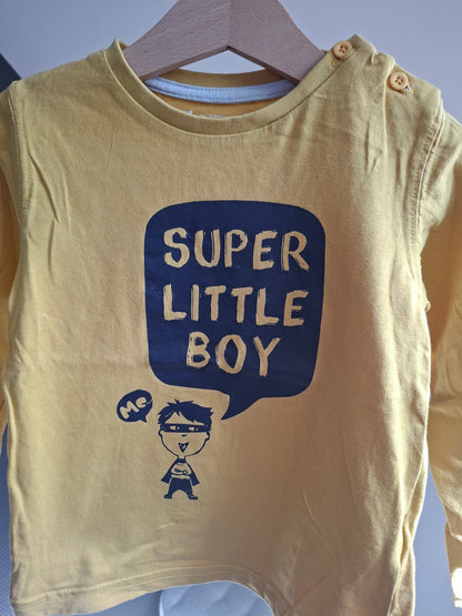 T-shirt "super little boy"
