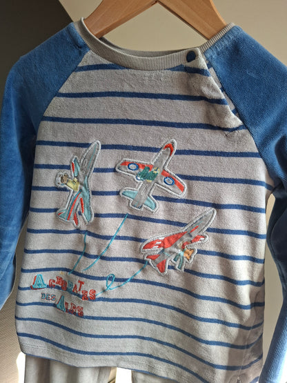 Pyjama 2 pièces "avions"