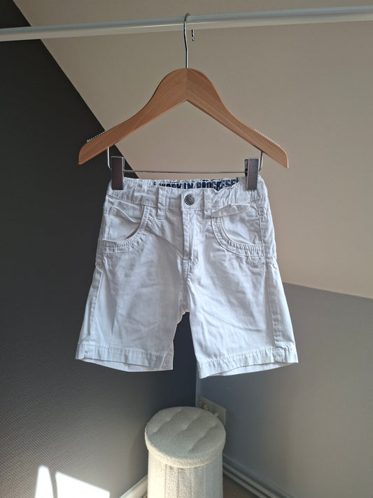 Bermuda blanc 3 ans