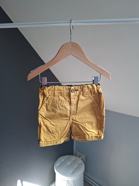 Bermuda jaune 3 ans