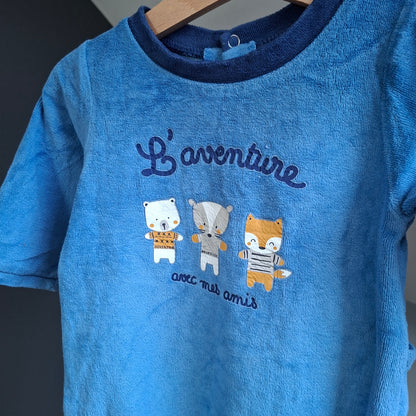 Pyjama "l'aventure avec mes amis"