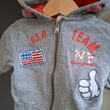 Gilet gris "03.P team"