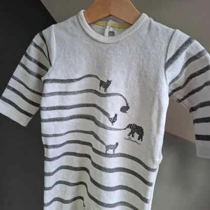Pyjama rayé animaux