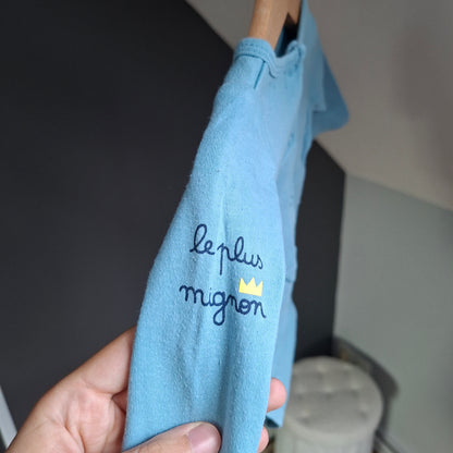 Body bleu "le plus mignon"