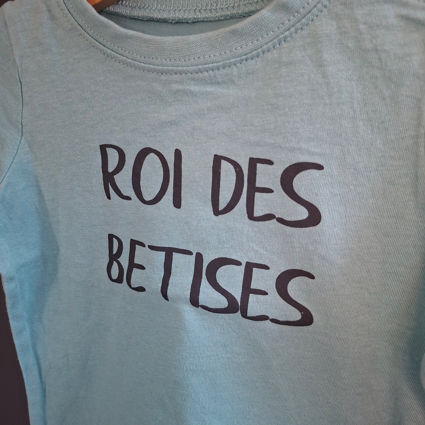 T-shirt "roi des bêtises"