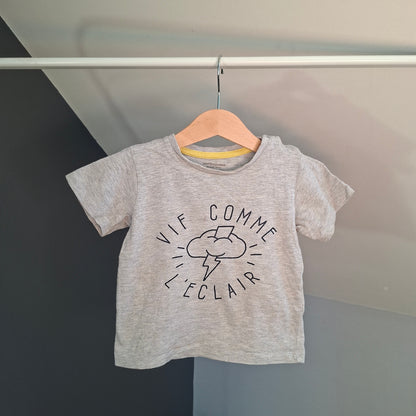 T-shirt "vif comme l'éclair"