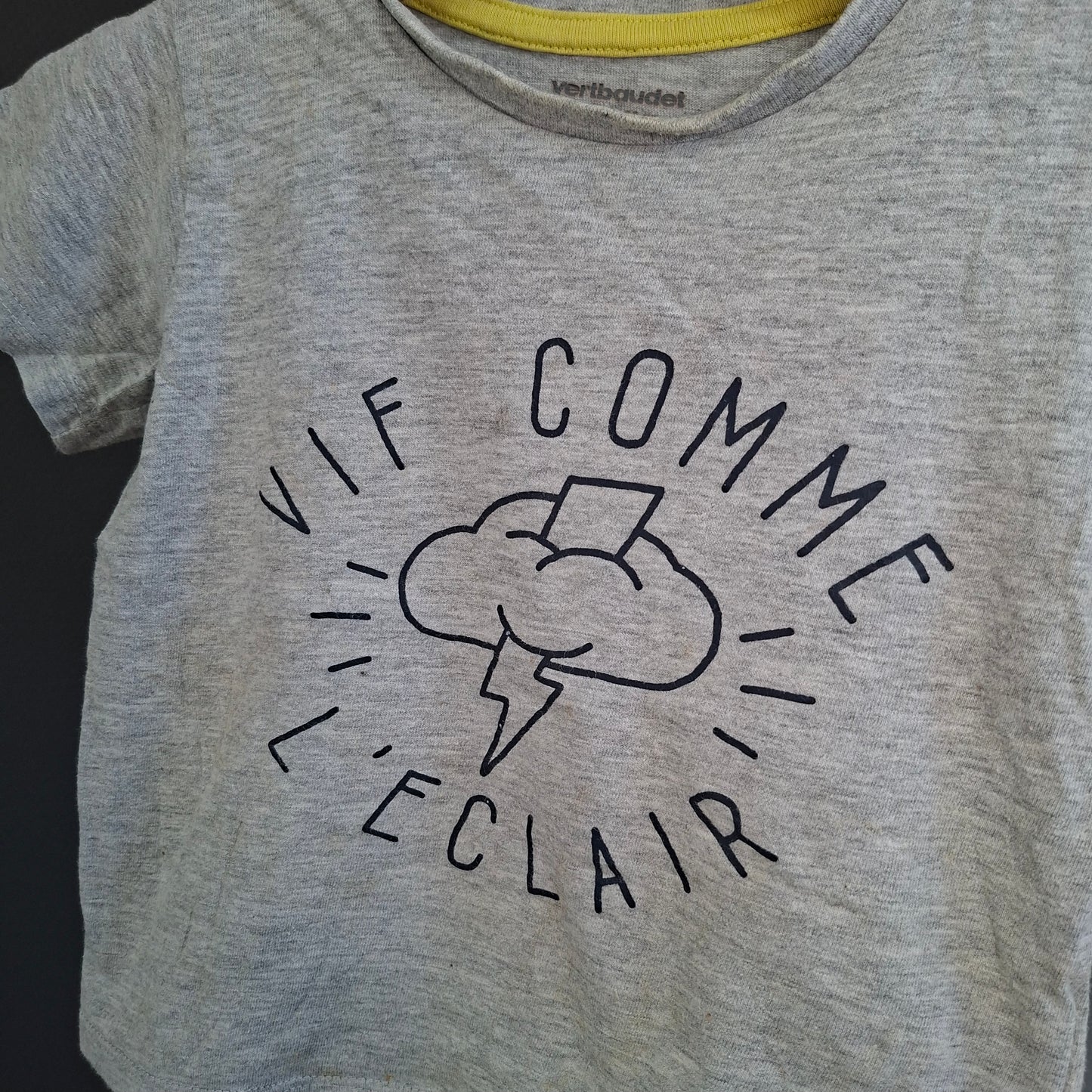 T-shirt "vif comme l'éclair"