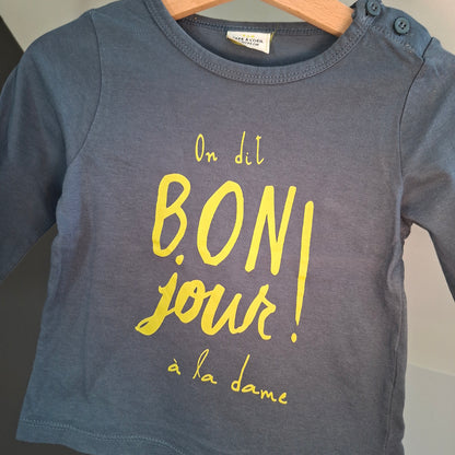 T-shirt "On dit bonjour à la dame"