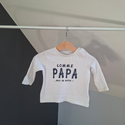 T-shirt "comme papa"