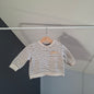 Pull rayé "hello"