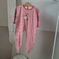 Pyjama rayé rouge 24 mois