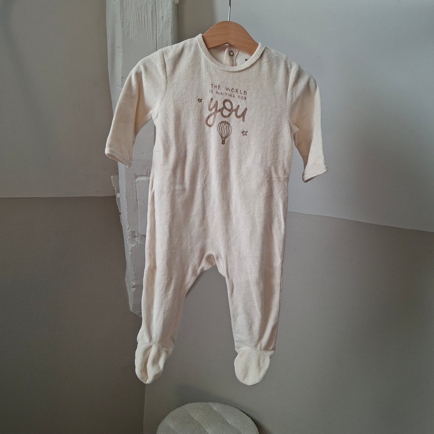 Pyjama crème 9 mois