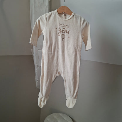 Pyjama crème 9 mois