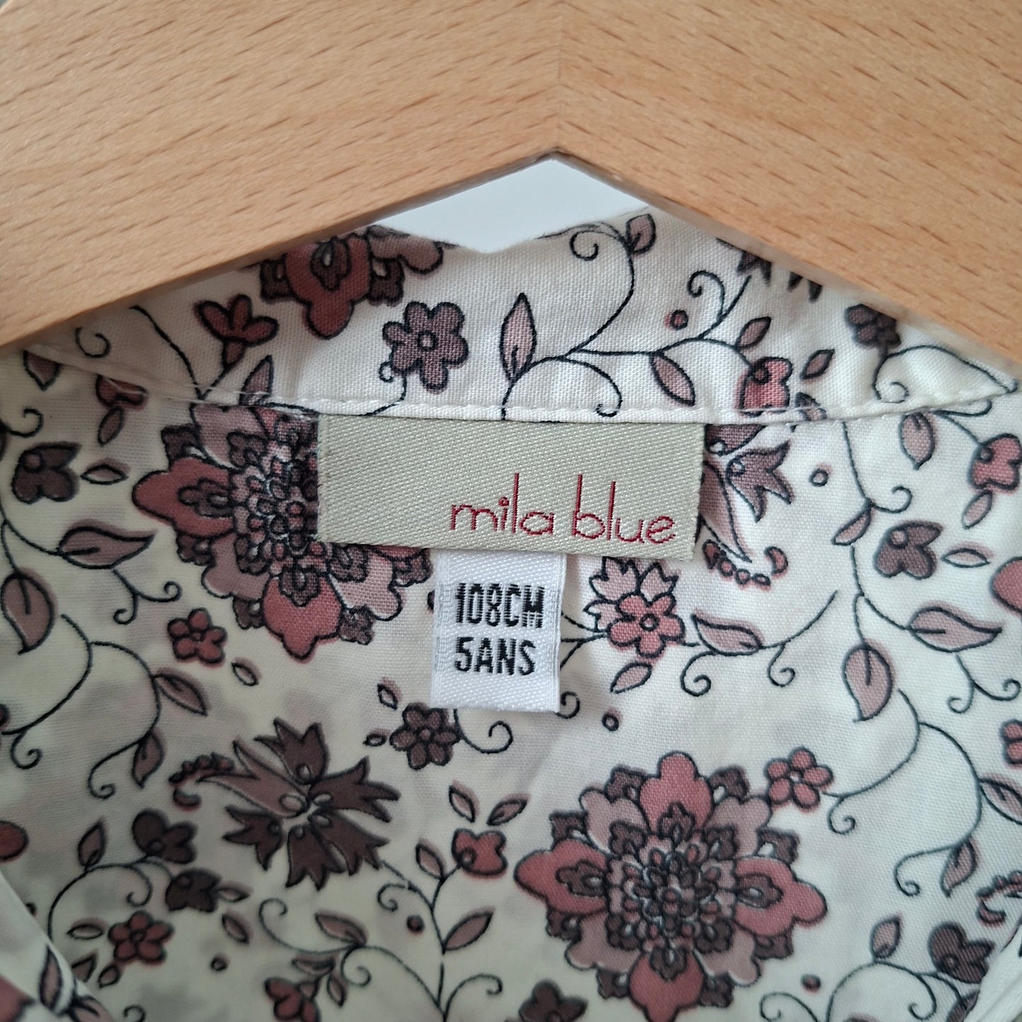 Chemise fleuris 5 ans