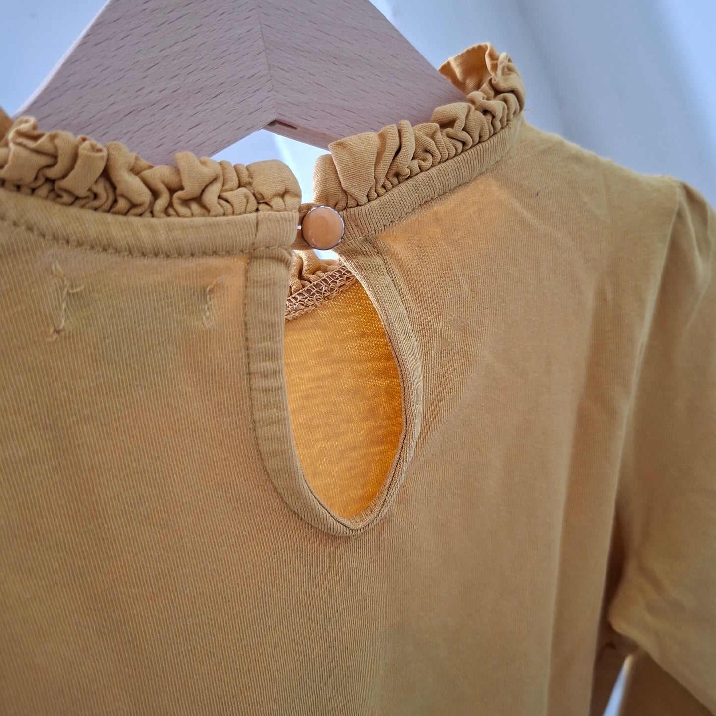 T-shirt jaune "parapluie" 5 ans