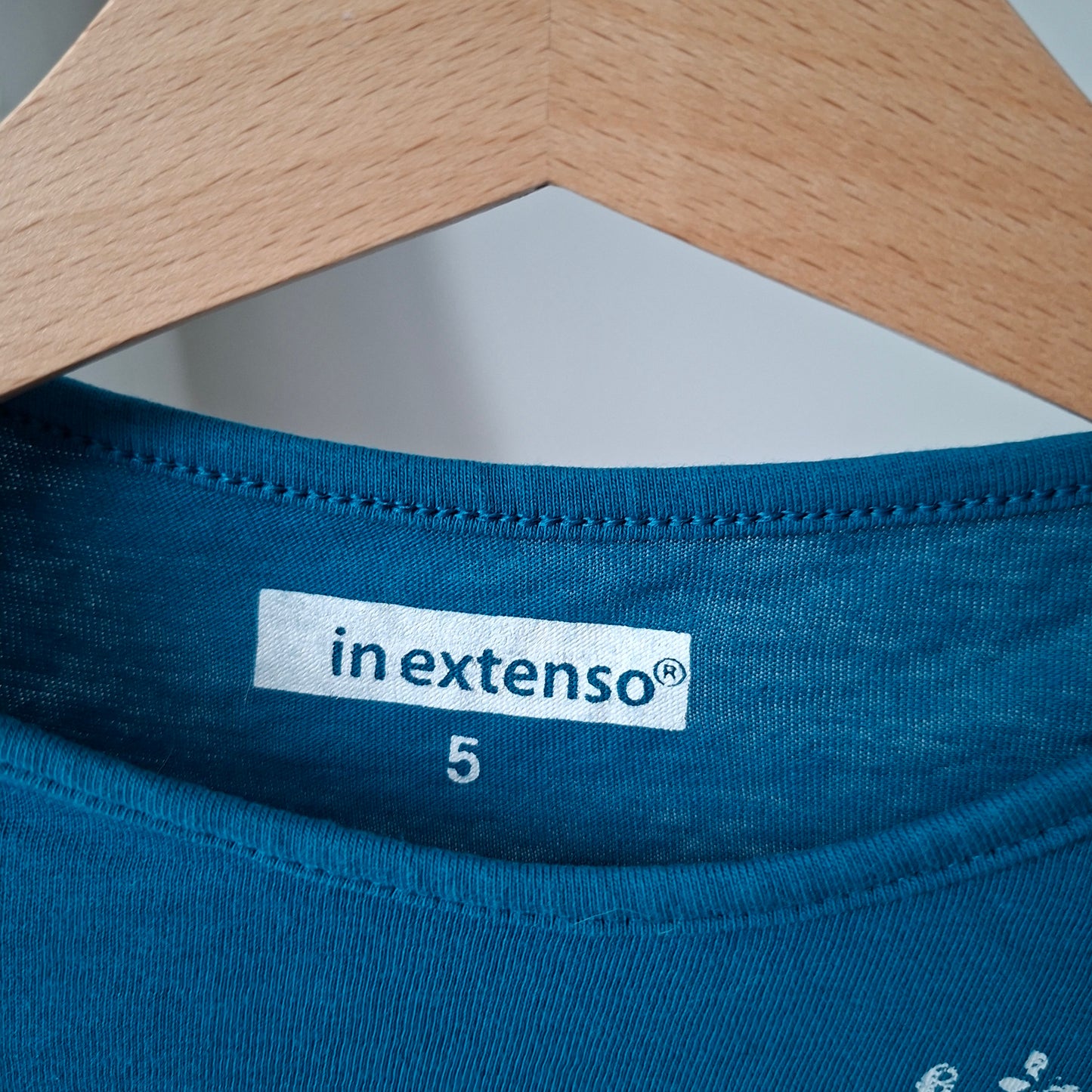 T-shirt bleu "love" 5 ans
