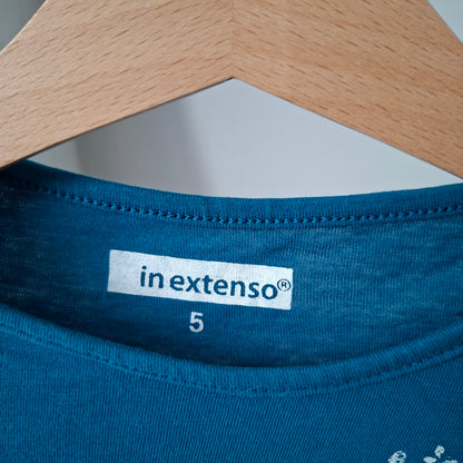 T-shirt bleu "love" 5 ans