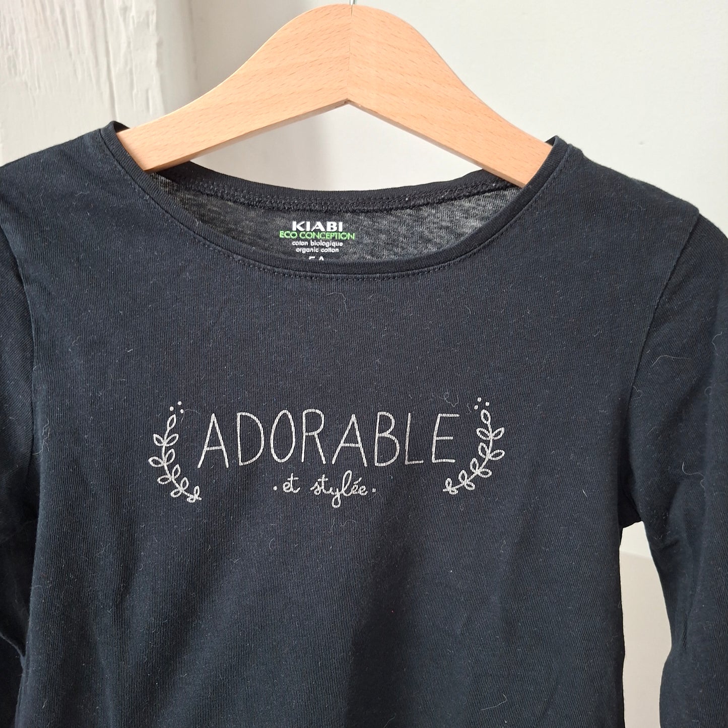 T-shirt "adorable et stylée" 5 ans