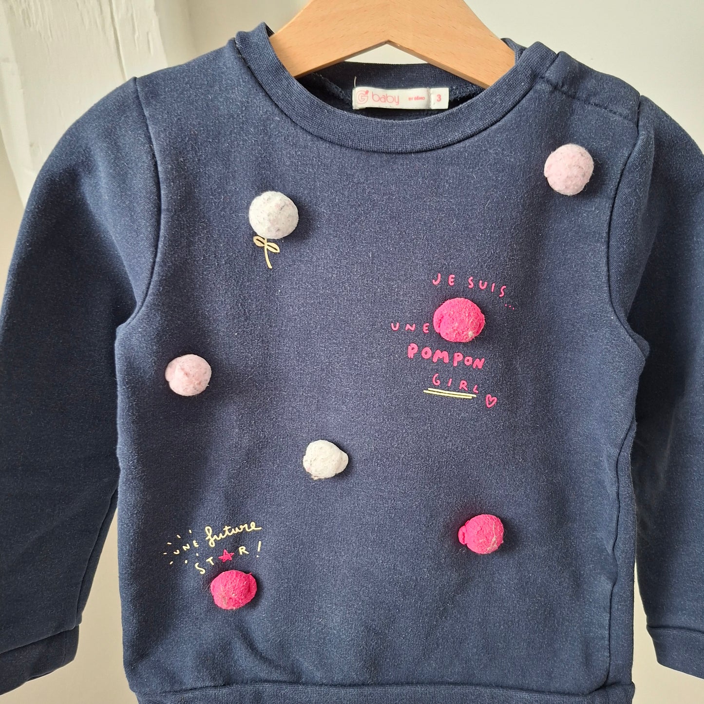 Pull "pompon girl" 3 ans