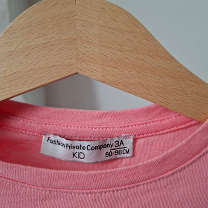 T-shirt "mademoiselle coquette" 3 ans