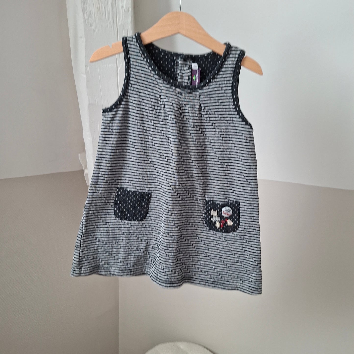 Robe rayé 4 ans