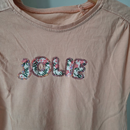 T-shirt "jolie" 5 ans