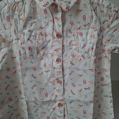 Chemise motif 2 ans