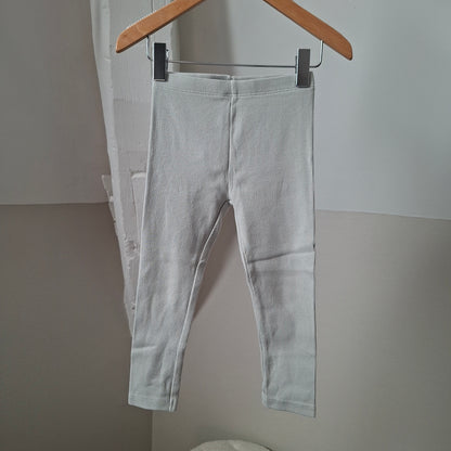 Legging côtelle gris 36 mois