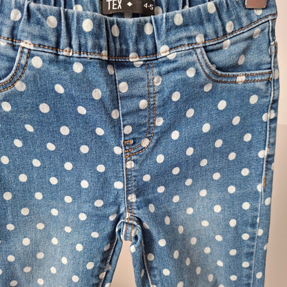 Jean à pois 4-5 ans