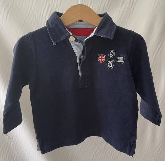 Polo marine 18 mois