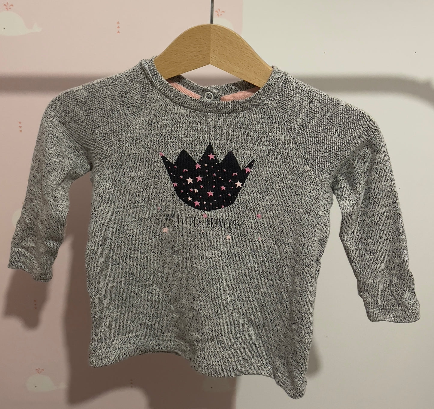 T-shirt couronne 6mois