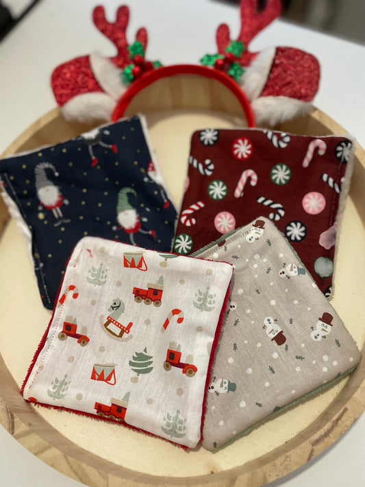 Lot 4 lingettes de Noël 🎄