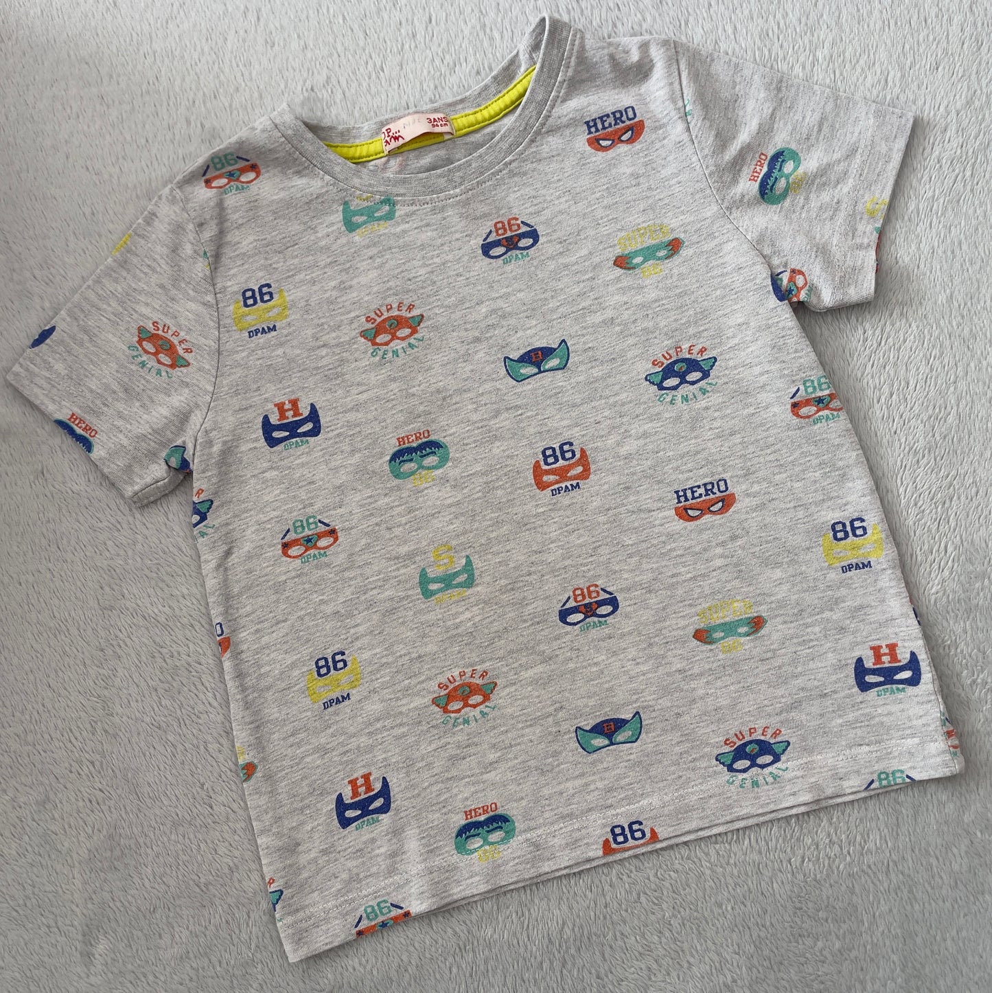 T-shirt masques 3ans