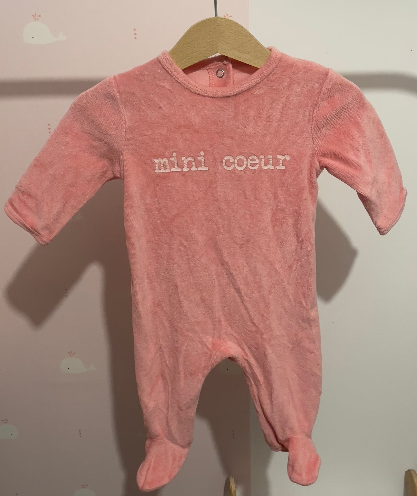 Pyjama mini cœur 3 mois