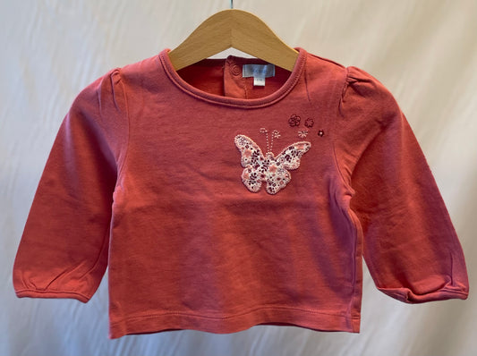 T-shirt papillon 12 mois