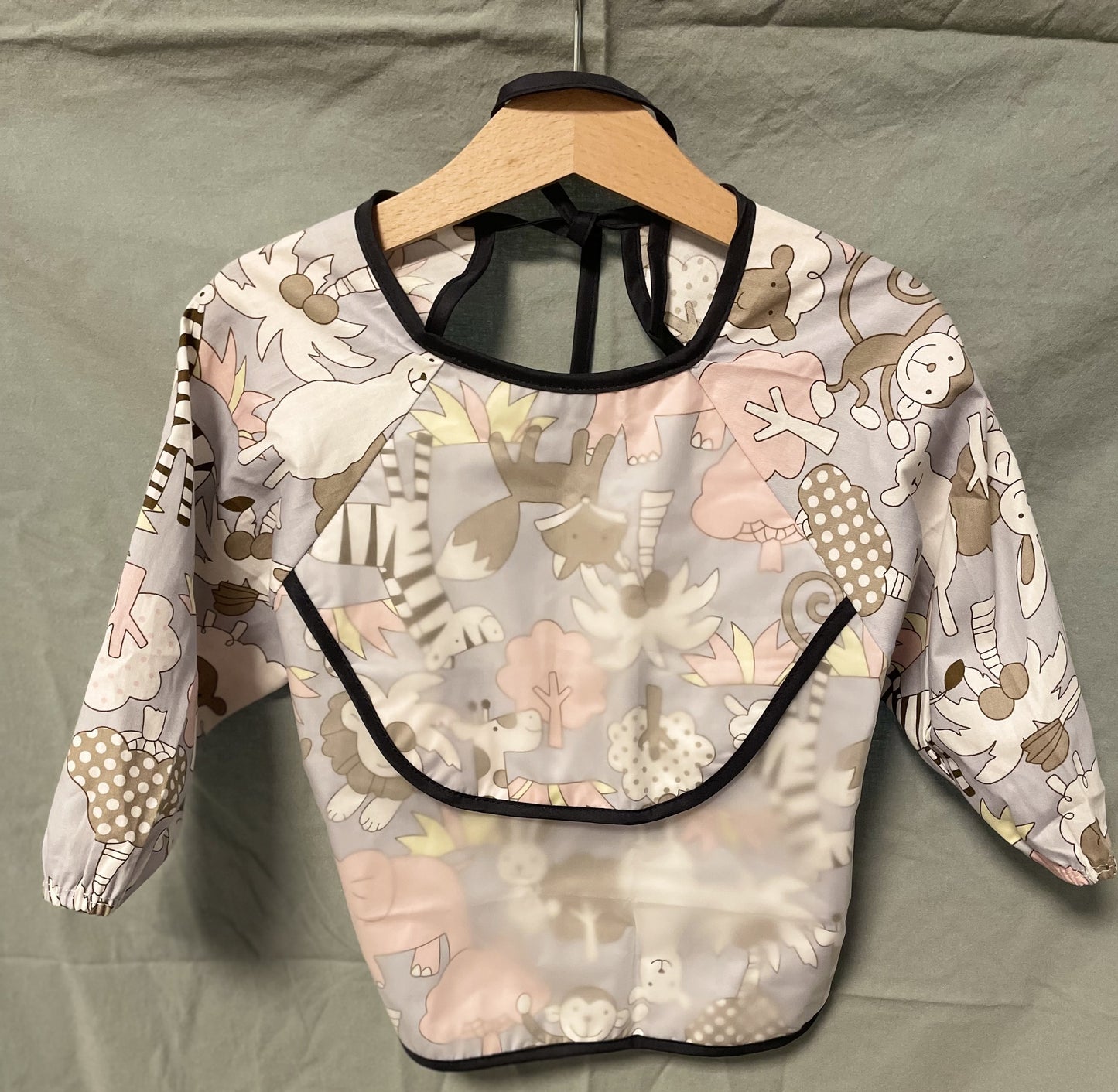 Blouse d'activités à manches "animaux de la jungle"