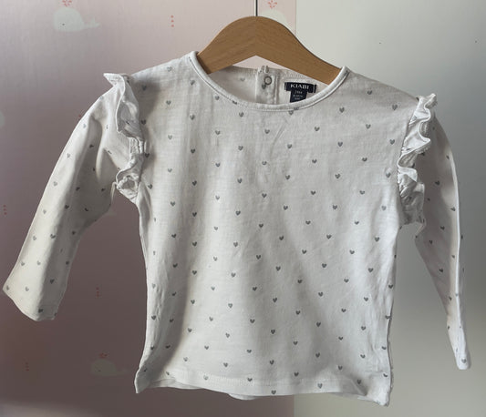 T-shirt cœur 2 ans