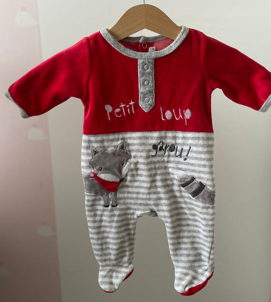 Pyjama petit loup garou 1 mois