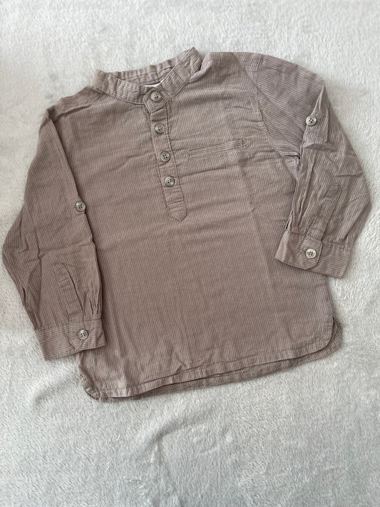 Chemise taupe 3ans