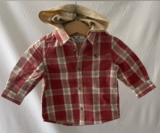 Chemise à capuche 6 mois