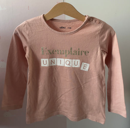 T-shirt unique 2 ans