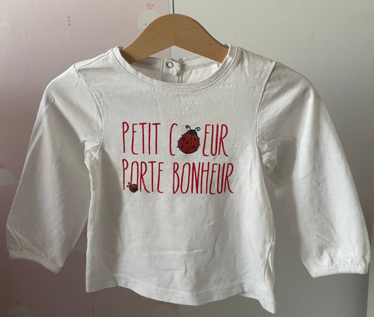 T-shirt coccinelle 18 mois