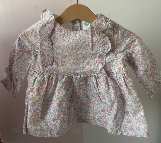 Blouse fleuris 6 mois